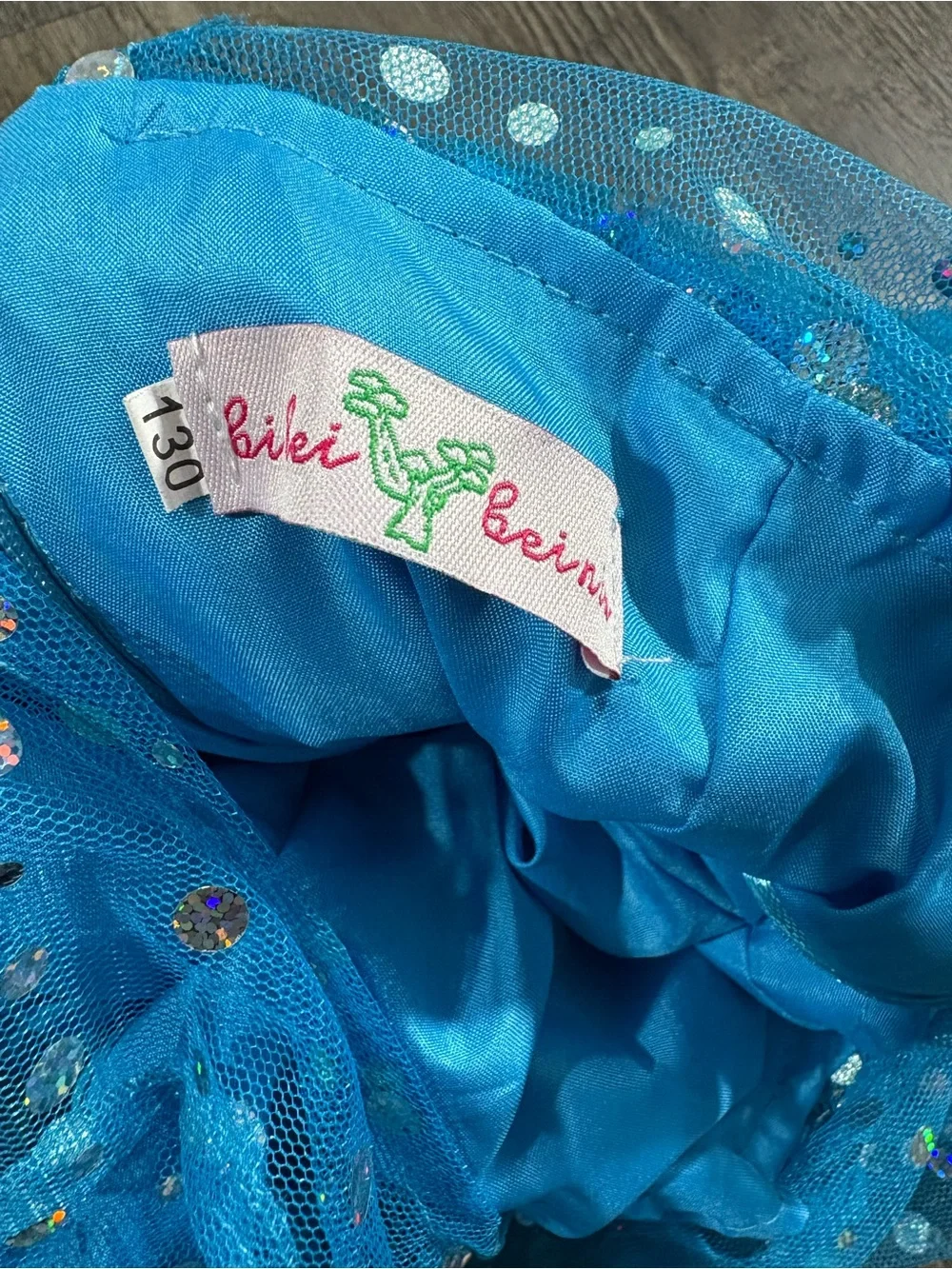 Frozen Princess Elsa Sequins Dress & Accessories Dress-Up Halloween Costume